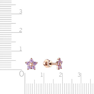 Серьги Пусеты детские