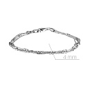 Браслет декоративный из серебра