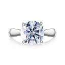 Кольцо из белого золота с бриллиантом