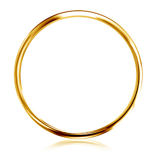 Кольцо обручальное из красного золота