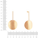 Серьги из серебра с позолотой