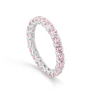 Кольцо из серебра с фианитами