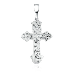Крест из серебра с эмалью
