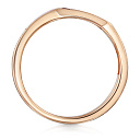 Кольцо из красного золота с бриллиантами, рубинами