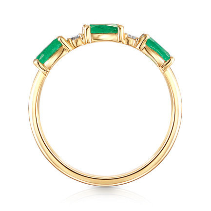 Кольцо из желтого золота