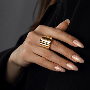 Кольцо из желтого золота