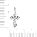 Крест из белого золота