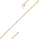 Браслет из желтого золота с бриллиантами