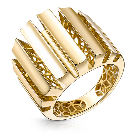 Кольцо из желтого золота