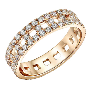 Кольцо из золота с бриллиантом