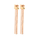 Серьги с английским замком из серебра