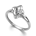 Кольцо из белого золота с бриллиантом