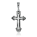 Крест из серебра с эмалью