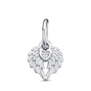 Подвеска из серебра с бриллиантом