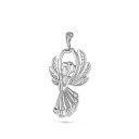 Подвеска из серебра с фианитами