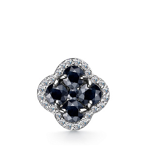 Подвеска из красного золота с бриллиантом