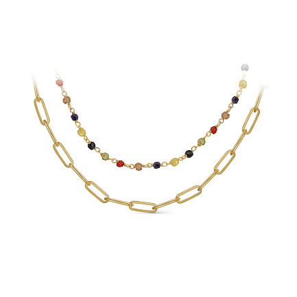 Колье из серебра