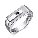 Кольцо из белого золота с бриллиантом