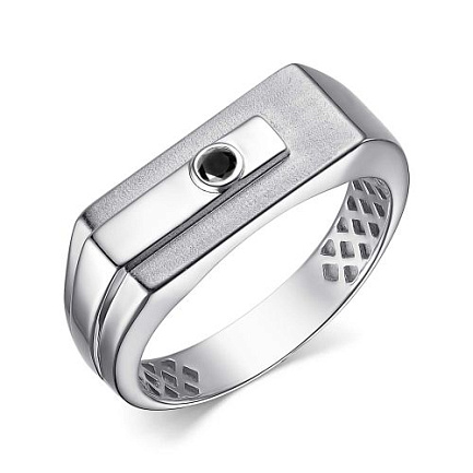 Кольцо из белого золота с бриллиантом