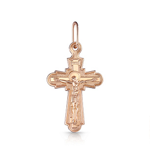 Крест из красного золота