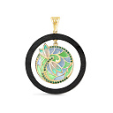 Подвеска из серебра с фианитами