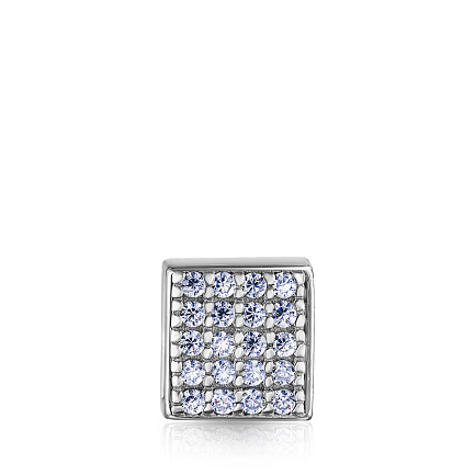 Подвеска из серебра с фианитом