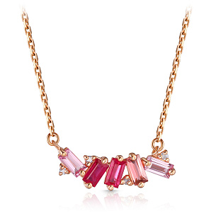 Колье из красного золота