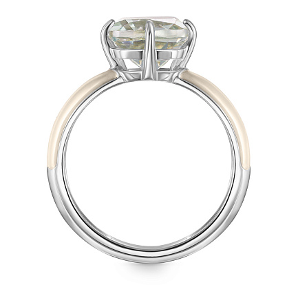 Кольцо из серебра с эмалью