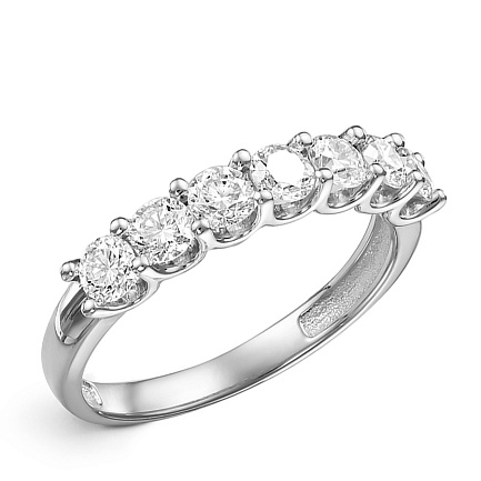 Кольцо из белого золота