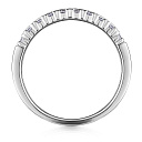 Кольцо из белого золота с бриллиантами