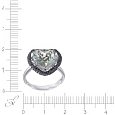 Кольцо из белого золота