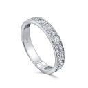 Кольцо из серебра с фианитами