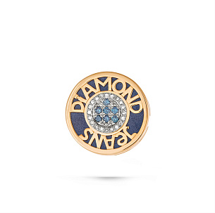 Подвеска из желтого золота с бриллиантом