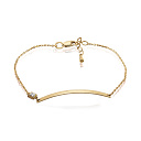 Браслет из желтого золота с бриллиантом