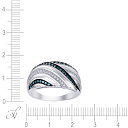 Кольцо из белого золота с бриллиантами